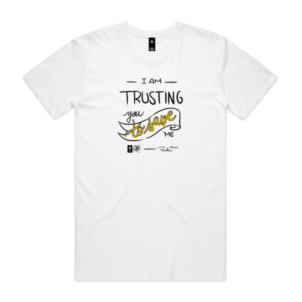 Psalm 55:23 Men's T-Shirt - White Thumbnail