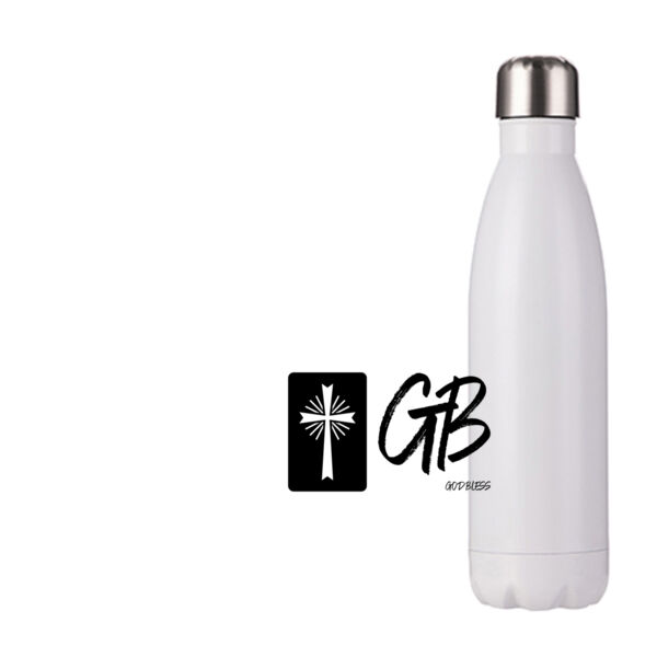 Black logo - Stainless Bottle 17oz Thumbnail