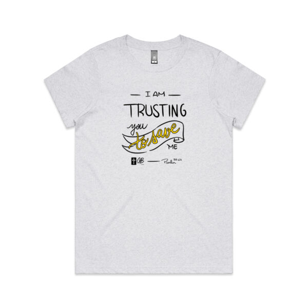 Psalm 55:23 Women's T-Shirt - Light Colors Thumbnail