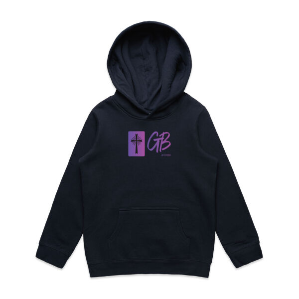 Classic Purple logo - Kids Hoodie Thumbnail