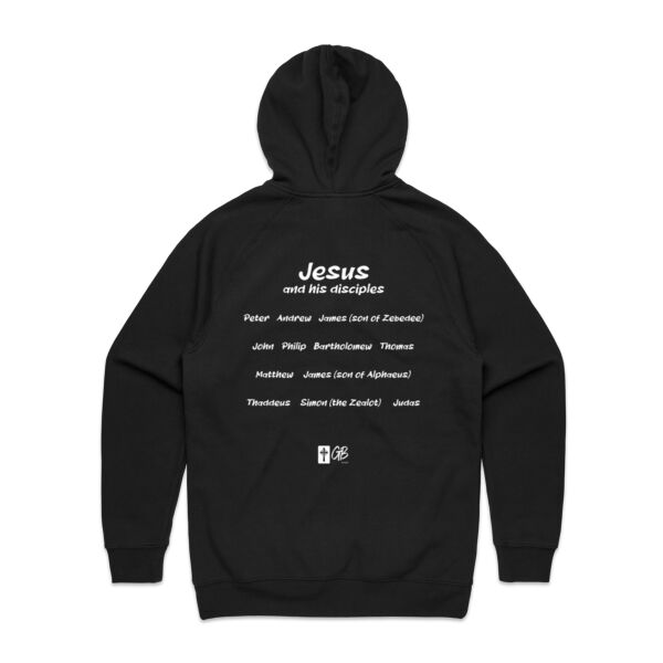 Jesus and His disciples - Hoodie - Extra Colors -  **Back Printed** Thumbnail
